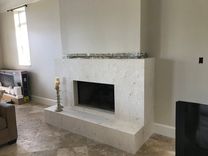Custom Flame Birch Mantel 4 small