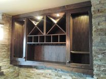 Walnut Bar And Cabinet Unit 1 small