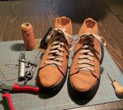 Custom Leather Tennis Shoes 2 small
