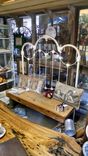 Brass & Iron Foundry Headboard Bench, Wide Board Cypress Seat!! 1 small