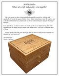 Custom Jewelry Box With Art Deco Wood Inlay 5 small