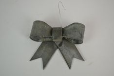 Wine Barrel Ring Bow Ornament - Jousi - Made From Retired Ca Wine Barrel Rings 4 small