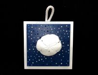 Crystallized Sea Shell Hanging Wall Plaque Beach Bling Decor Genuine European Crystals Bedazzled 4 small