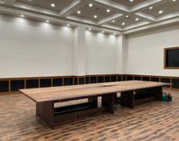 Custom 20ft Monkey Pod Conference Table 2 small
