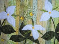Trillium Trio  Wall Art 2 small