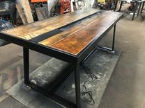 Industrial Conference Table With Power 1 small