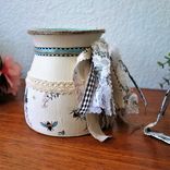 Honey Bee Jar Decorative Canister Bee Vase Makeup Organizer 6 small