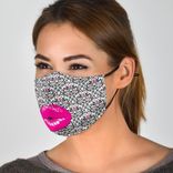 Adult/Child Funny Lips Face Mask With 2 Free Filters Adjustible Straps Washable Reusable 2 small