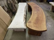 Cherry Live Edge Bench Maple Live Edge Bench 1 small