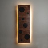 Walnut Wall Art - Sconce Darkside Of The Moon 1 small