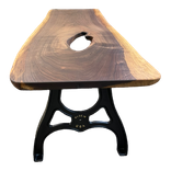 Nebraska Walnut Slab Coffee Table 3 small