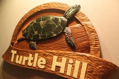 Turtle Signs, Wildlife Signs, Custom Carved Home Signs By Lazy River Studio 2 small