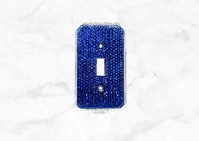 Custom Crystallized Wall Light Switch Plate Bling European Crystals Bedazzled 2 small