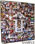Example Of The Family Photographs Art Quilt With Horiz.& Vert. Photos 5 small