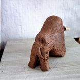Cave Art Bison Artist Hand Carved Rendition Buffalo Cave Art 4 small