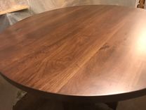 Black Walnut Round Dining Table 2 small