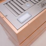 30" Stainless Steel Range Hood, 3 Stacks Modern Box Kitchen Hood With Powerful Vent Motor 5 small