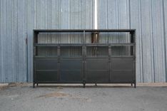 Industrial Cabinet. Liquor Cabinet. Industrial Buffet. Reclaimed Wood Avail. Handmade Shelving Unit 3 small
