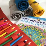 Colored Pencil Roll 3 small