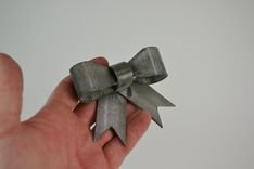 Wine Barrel Ring Bow Ornament - Jousi - Made From Retired Ca Wine Barrel Rings 3 small