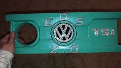 Engine Cover Plate Crystals Car Bling Universal Emblem Logo Custom Bedazzled Genuine European 2 small