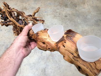 Grapevine Candle Holder Made From Retired Cabernet California Grapevines - 100% Recycled! 100121-67 3 small