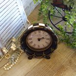 Courtly Clock Checked Clock Hand Painted Black And White Checks Clock 5 small