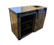 Rustic Industrial Service Station / Server Station / Host / Wait Staff / Stand / Reception 1 small