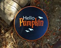 Halloween Wood Decor Signs. Hello Pumpkin Sign. Halloween Sign For Front Door. 1 small