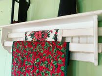Quilt Rack And Blanket Shelf With Double Bars 5 small