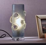 Hand Blown Art Glass Contemporary Sculptural Table Lamp 1 small