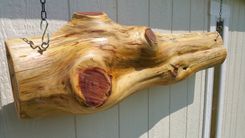 Carved Live Edge Cedar Signs 4 small