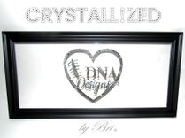 Custom Crystallized Acrylic Business Wedding Party Name Logo Bling European Crystals Bedazzled 3 small