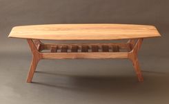Spicoli Danish Surfboard Coffee Table In Walnut 3 small