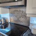 Akicon Tree Of Life Custom Copper Handmade Wall Decor Copper Kitchen Backsplash Mural 2 small