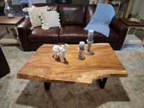 Monkey Pod Live Edge Coffee Table 2 small