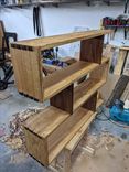 Oak And Walnut Bookshelf 4 small