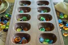 Mancala Board With Custom Engraving 3 small