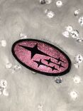 Subaru Crystallized Car Emblem Bling Genuine European Crystals Bedazzled 4 small