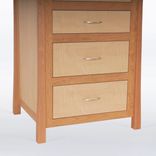 Modern Wardrobe Or Dresser For Bedroom With Drawers And Closet Space "River Rushes Wardrobe" 2 small