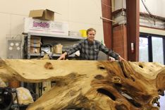 Rustic Acacia Wood Root Bar Furniture Commercial 1 small