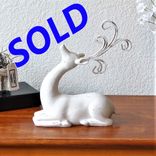 Rustic Deer Majestic White Stag White Buck Nordic Style Deer Decor 1 small