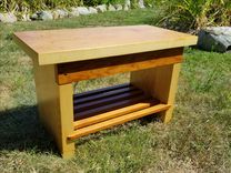 200 Yr Old Douglas Fir Bench. 2 small