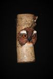 Wood Carving -  Owl - Original Hand Made Bird Sculpture -  Wall Art 5 small