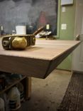 Modern Elm And Walnut Dining Table 4 small