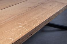 Live Edge Dining Room Table Made With White Oak 8 small