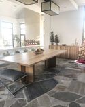 The Vegas Quartered Oak Dining Table 1 small