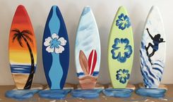 2ft Tall Wooden Surfboard Table Party Centerpiece Number Decoration 1 small