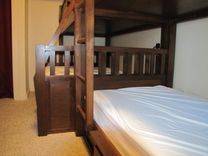 Rustic Knotty Alder Bunk Bed 4 small