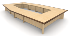 Custom Conference Table - Inlay - Veneer 4 small